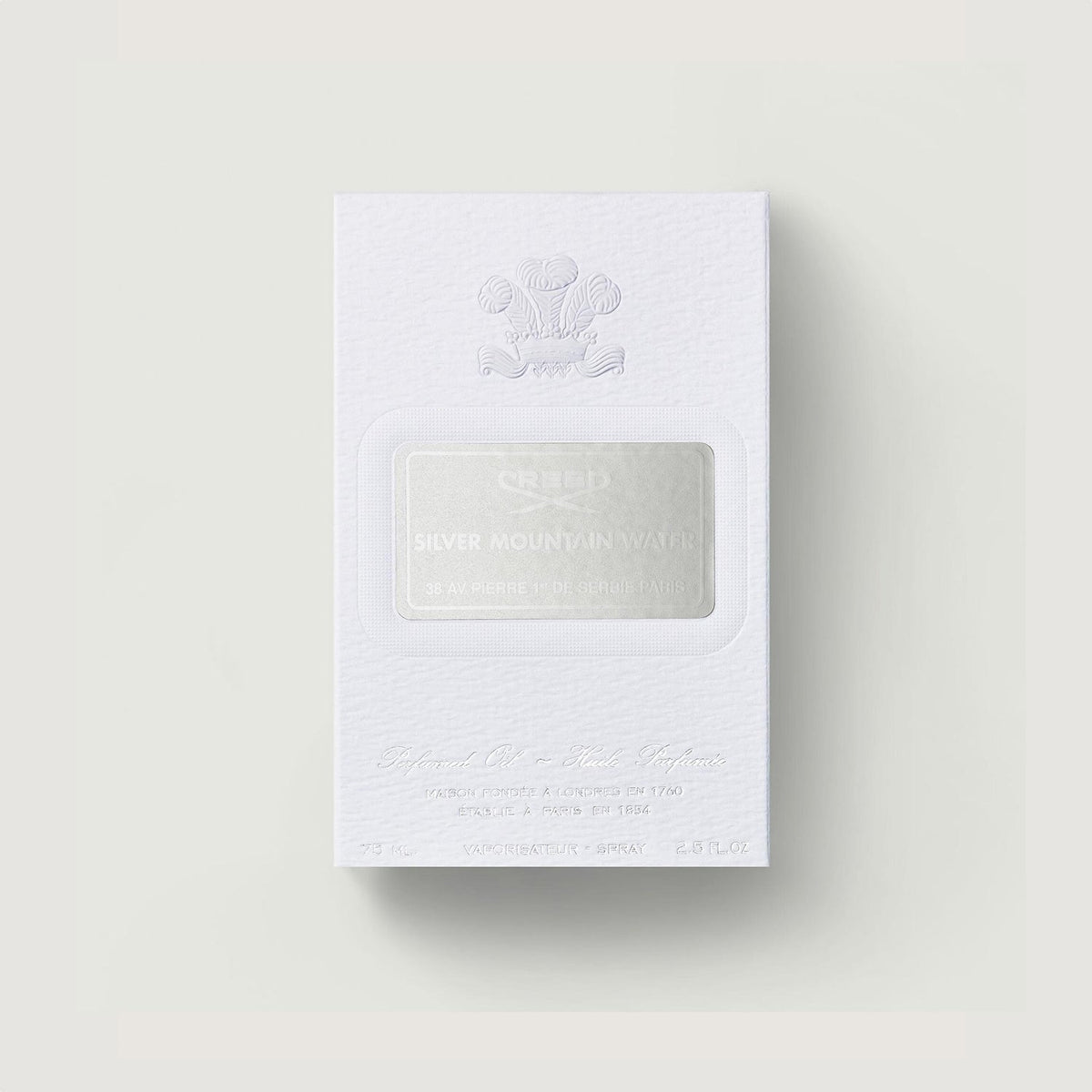 Silver Mountain Water Perfumed Oil Box