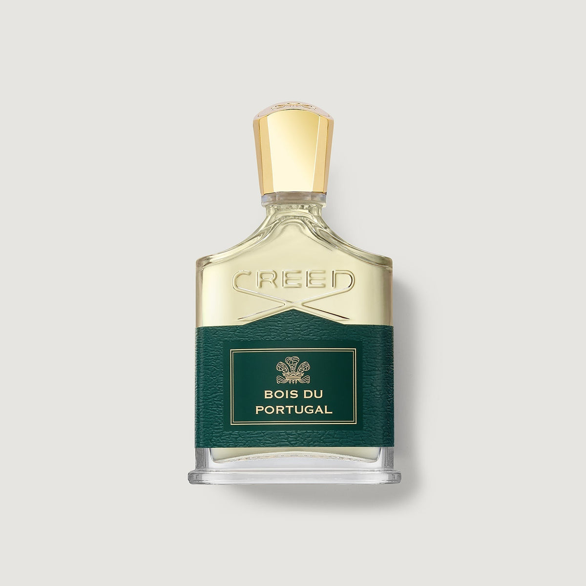 Creed Bois du Portugal perfume bottle on a light gray background